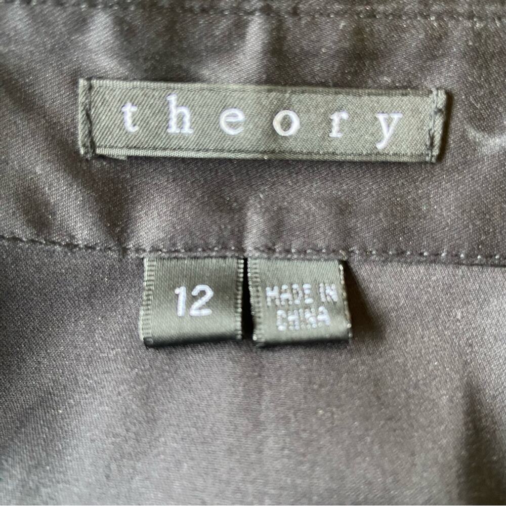 Theory 12 Walva Sleeveless Button Front Shirt Dre… - image 8
